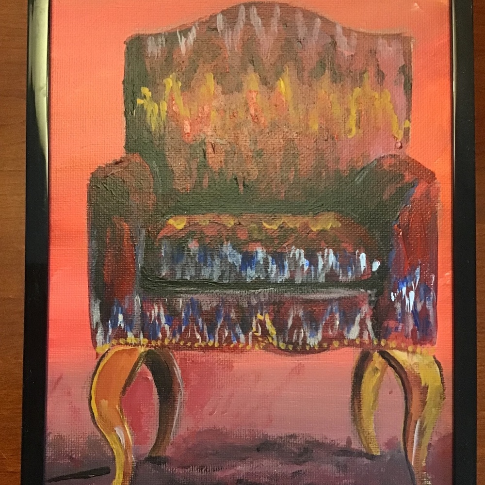 Chair painting acrylic